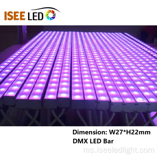 Slim 1M DMX512 LED bar untuk pencahayaan linear